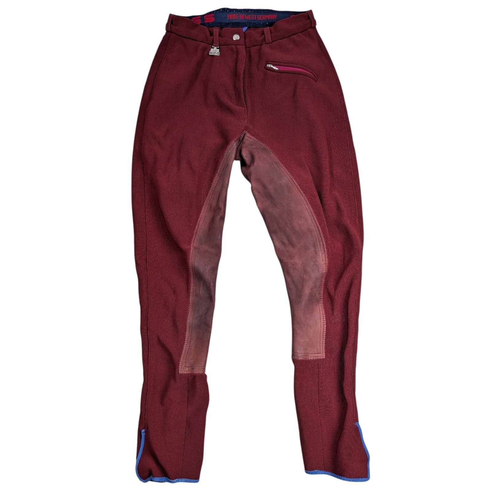 Vintage Georg Schumacher Equestrian Pants West Germany Women’s Size 28L Red