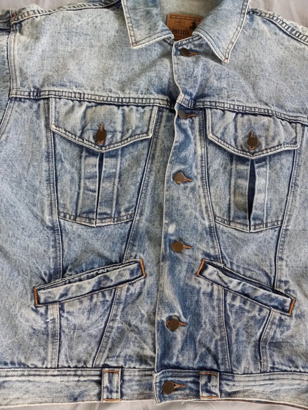 Prezzia Jeanwear Women Large Legend Vintage Acid Wash Denim Jacket Argentina